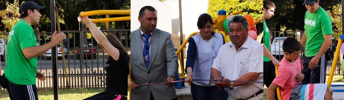 Inauguración de 3 Plazas Saludables con Circuitos Deportivos.