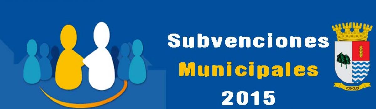 Subvenciones Municipales 2015