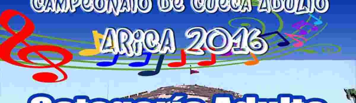 Campeonato de Cueca Adulto, ARICA 2016, Categoría Adulto Fase Comunal