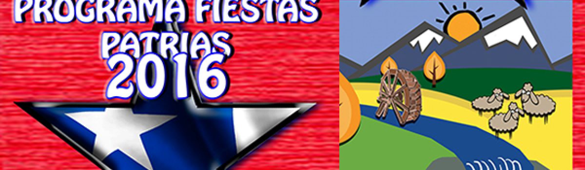 Programa Oficial Fiestas Patrias 2016